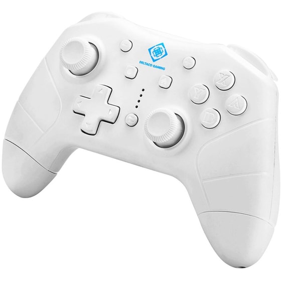 Deltaco GAM-103-W Wireless Controller Nintendo Switch - Λευκό image 0