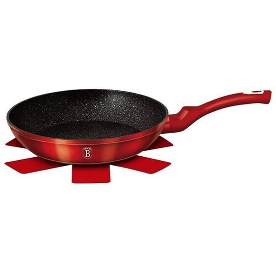 Αντικολλητικό Τηγάνι BERLINGER HAUS BH-1252NPR 24 cm Κόκκινο image 0