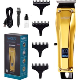 Επαγγελματικό Trimmer VGR V-905 Επαναφορτιζόμενο για Γένι και Μαλλιά Χρυσό