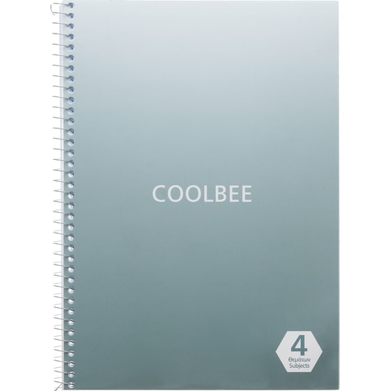 Τετράδιο Σπιράλ Coolbee Χάρτινο Α4 4 Θεμάτων Notes (1 Τεμάχιο) image 1