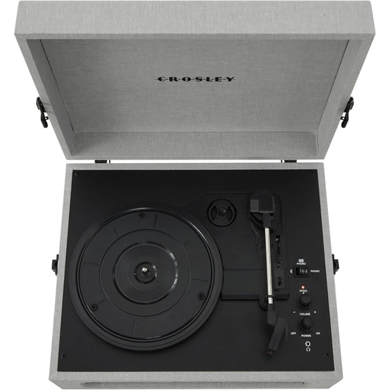 Πικάπ Crosley Voyager CR8017B-GY4 2-way Bluetooth Με Ενσωματωμένα Ηχεία - Γκρι image 4