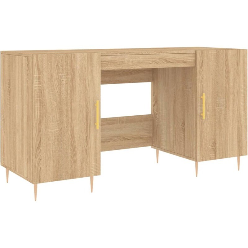 Γραφείο VidaXL από Επεξεργασμένο Ξύλο 140x50x75 cm - Sonoma Δρυς