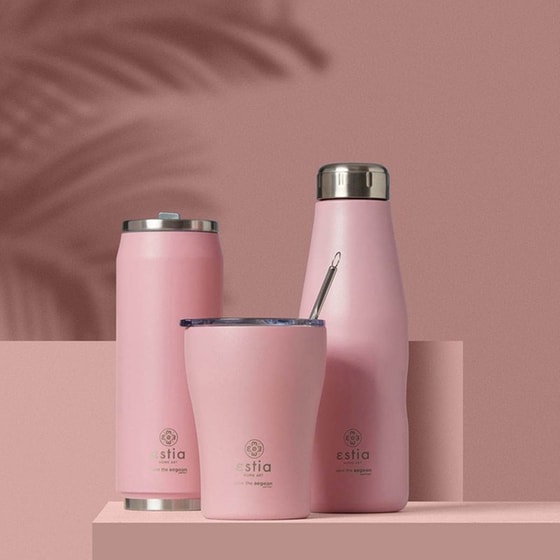 Παγούρι Θερμός Estia Home Art Save The Aegean Blossom Rose 500 ml image 7