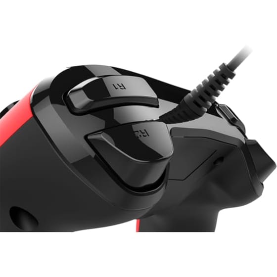 Nacon Wired Compact LED Controller - Χειριστήριο PS4 Κόκκινο/Μαύρο image 2