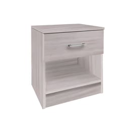 Κομοδίνο Woodwell Από Μελαμίνη 41x32x48 cm - White Wash