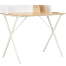 Γραφείο Μελέτης VidaXL από Μοριοσανίδα 80x50cm - Δρυς/Λευκό