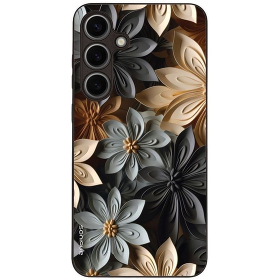 Θήκη Samsung Galaxy S24 Plus - Sonique 3D Flower Series - Gray image 0