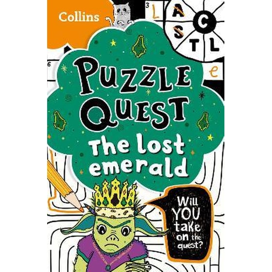 The Lost Emerald : Solve More Than 100 Puzzles in This Adventure Story for Kids Aged 7+ image 0