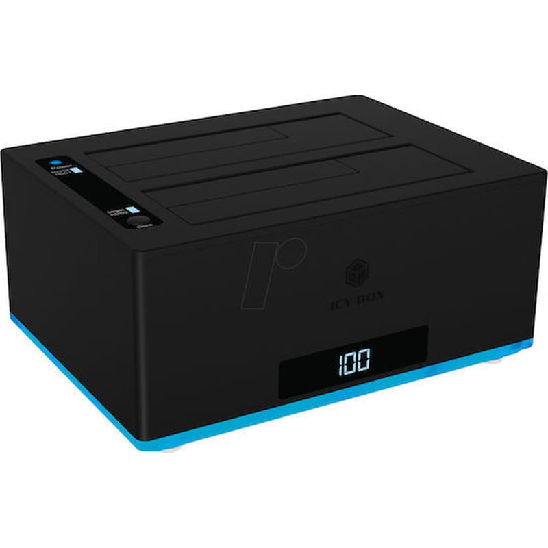 Docking Station Icy Box IB-127CL-U3 - Μαύρο