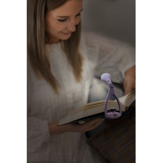 Φωτάκι Ανάγνωσης με Κλιπ Purple image 2