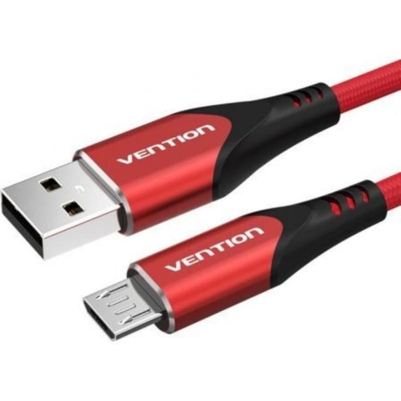 Vention Καλώδιο COARF USB-A σε micro USB 1m Κόκκινο