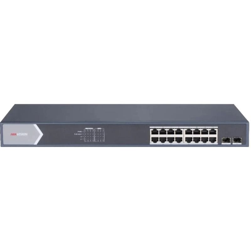 Hikvision DS-3E1518P-SI Network Switch Managed L2 16x PoE and 2x SFP Ports, 1000 Mbps