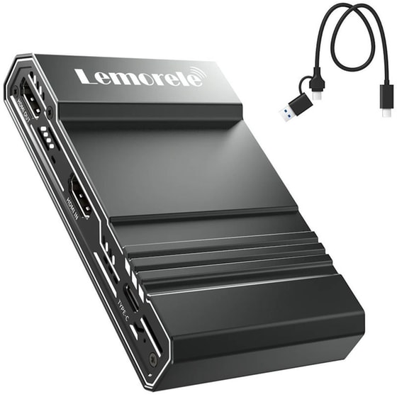 Lemorele AC09 Capture Card για PC - Μαύρο image 1