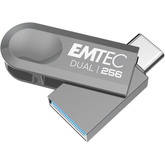 USB Stick EMTEC D280 Dual 256GB USB 3.2 με USB-A & USB-C image 0
