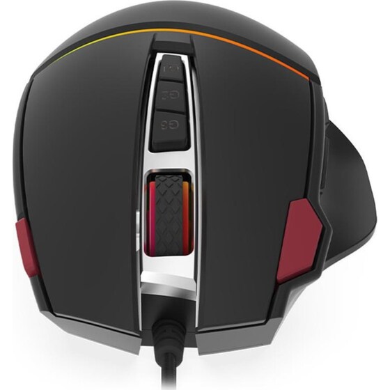 Krux Fuze Pro RGB Gaming Ενσύρματο Ποντίκι Μαύρο image 5
