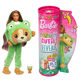 Κούκλα Barbie Cutie Reveal Με Αξεσουάρ (Σκυλάκι - Βατραχάκι)
