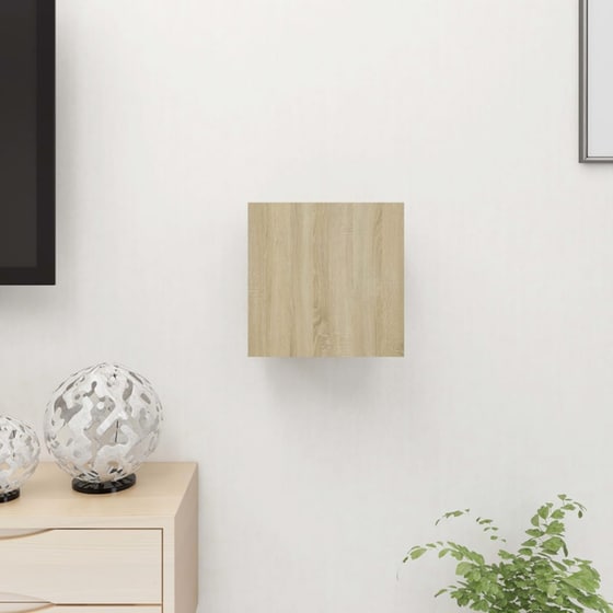 Έπιπλο Τηλεόρασης VidaXL από Μοριοσανίδα 30.5x30x30cm - Καφέ image 3