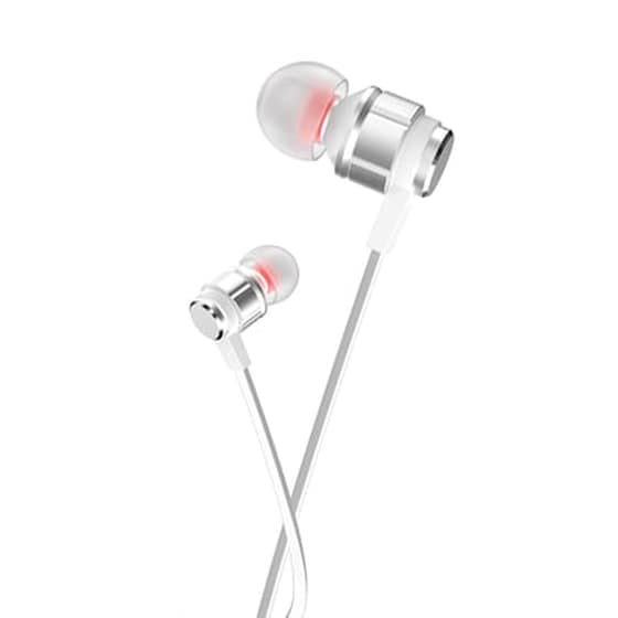 Hoco M85 Platinum Sound Universal Earphone Με Μικρόφωνο Pearl Ασημί image 4