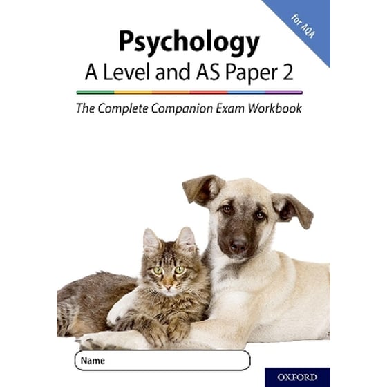 The Complete Companions for AQA Fourth Edition: 16-18: AQA Psychology A Level: Year 1 and AS Paper 2 Exam Workbook image 0