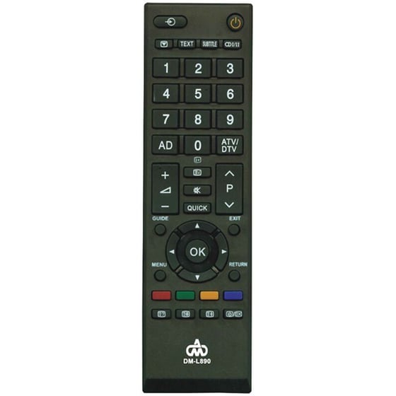 Τηλεχειριστήριο Τηλεόρασης  DM DM-L890 Smart για Toshiba - Μαύρο image 0