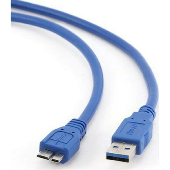 Καλώδιο δεδομένων Cablexpert Regular USB 3.0 to micro USB 1.8m - Μπλε (CCP-MUSB3-AMBM-6) image 0