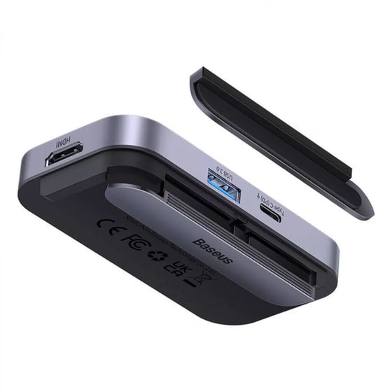 Baseus PadJoy USB Hub Adapter 6 σε 1 συμβατό με USB-C  (WKWJ00013) image 3