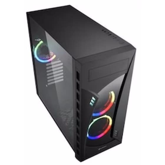 Κουτί Desktop Sharkoon Night Shark Midi ATX Tower - Μαύρο image 2