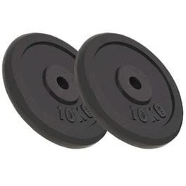 Δίσκοι VidaXL 10 kg για Μπάρα  Ø30 mm (2 Τεμάχια)