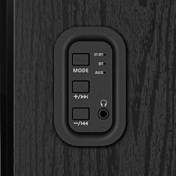 Ηχεία 2.0 Sven SPS-725 2x25 W - Μαύρα image 4