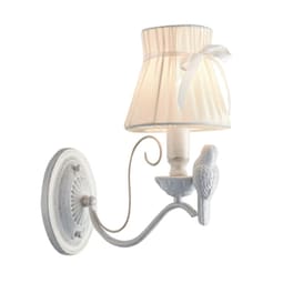 Απλίκα Τοίχου Aca Ekavi Eg166081ww Μεταλλική 14x29x30 cm - Λευκή/Χρυσή