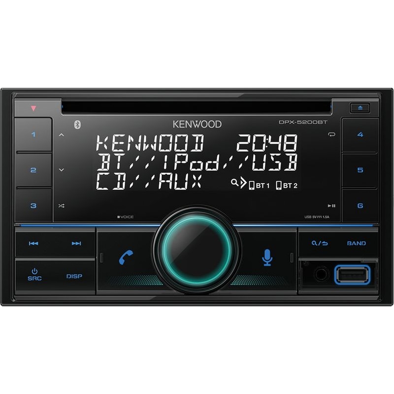 Kenwood DPX5200BT Ηχοσύστημα Αυτοκινήτου - Μαύρο