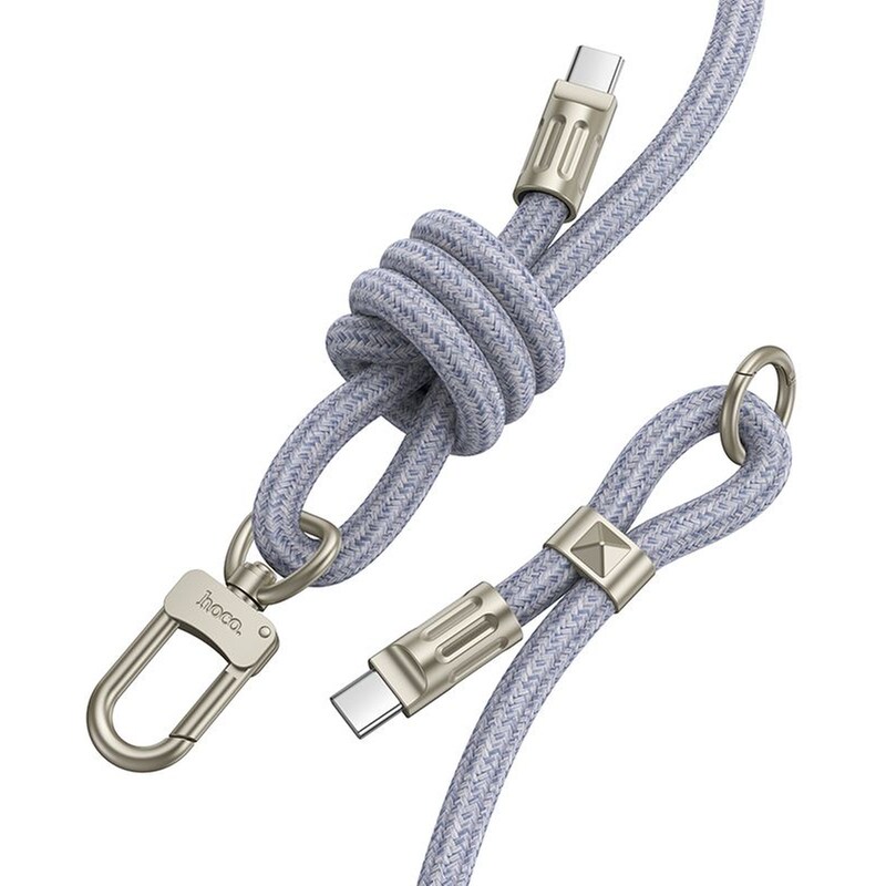 Καλώδιο Φόρτισης Hoco USB-C σε USB-C 1.8m - Blue