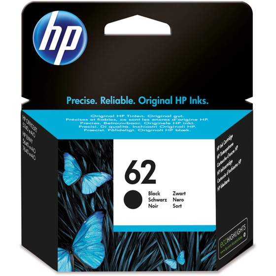 Μελάνι HP 62 Μαύρο - C2P04AE image 0