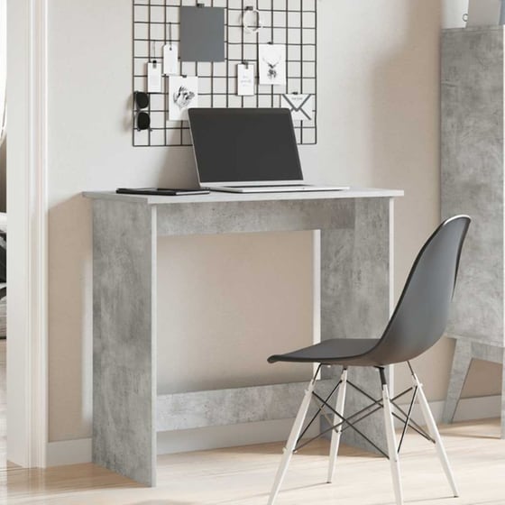 Γραφείο VidaXL από Μοριοσανίδα 80x40x75 cm - Γκρι Σκυροδέματος image 2