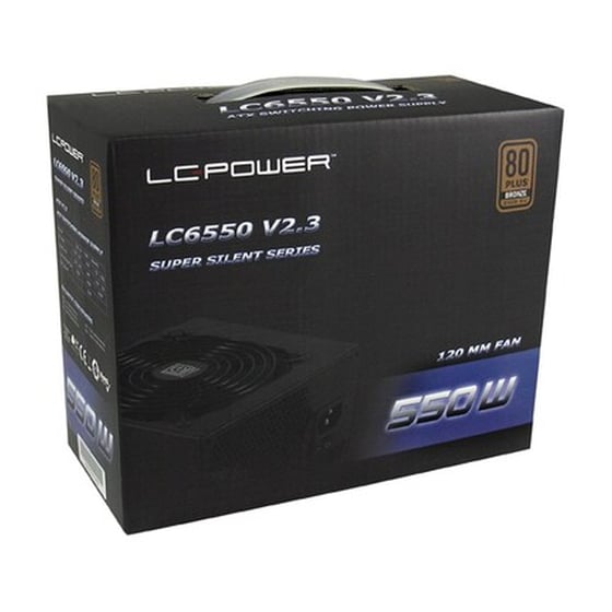 Τροφοδοτικό Υπολογιστή LC-Power 550W Single Fan - Μαύρο image 1