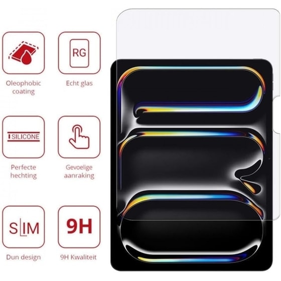 Προστατευτικό οθόνης Apple iPad Pro 13" 2024 - Rosso Tempered Glass - Clear image 3