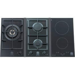 LA GERMANIA P953CVLAGVN (GN) 91.5cm  Μαύρο Εστία Μεικτή Φυσικού Αερίου Αυτόνομη