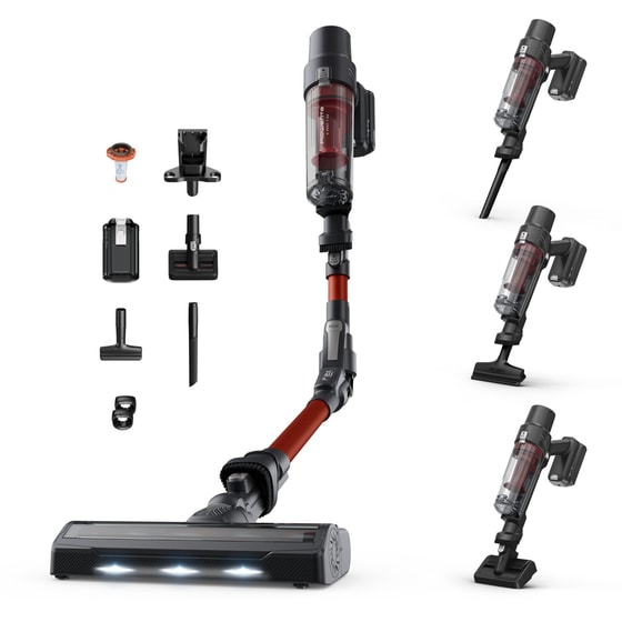 ROWENTA RH6A83WO XPERT FLEX 18 V Μαύρη/Κόκκινη Σκούπα Stick image 1