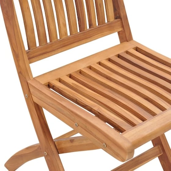 Vidaxl Καρέκλες Κήπου 2 Τεμ. Από Μασίφ Ξύλο Teak Με Γκρι Μαξιλάρια image 5