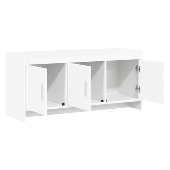 Έπιπλο Τηλεόρασης VidaXL 102 x 33 x 47 cm - Λευκό image 3