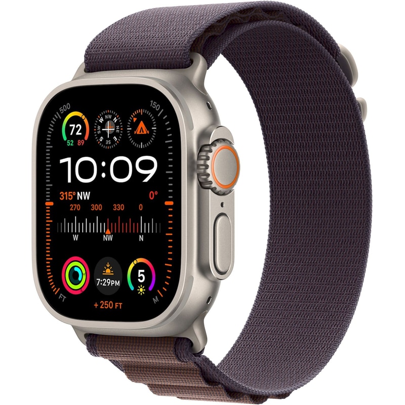 Apple Watch Ultra 2 Titanium 49mm GPS + Cellular - Indigo Alpine Loop - Large φωτογραφία