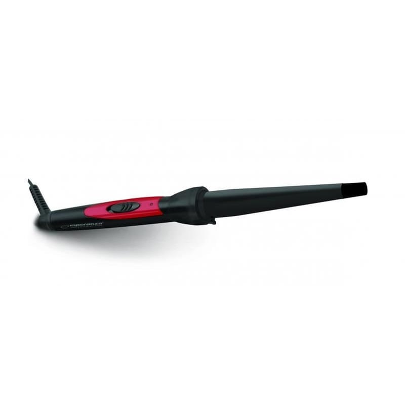 Ψαλίδι Μαλλιών ESPERANZA Salma Curling Iron Warm Black, Red 1.7 M