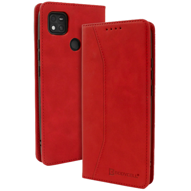 Θήκη Πορτοφόλι Xiaomi Redmi 10A - Bodycell - Κόκκινο