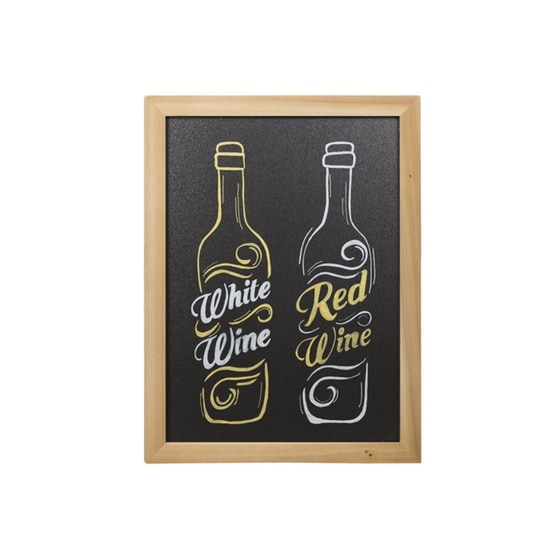 Μαυροπίνακας Τοίχου Securit Ξύλινο Πλαίσιο 60x40x1cm image 4