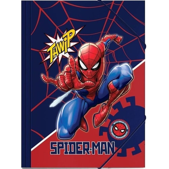 Φάκελος με Λάστιχο Διακάκης Spiderman image 0