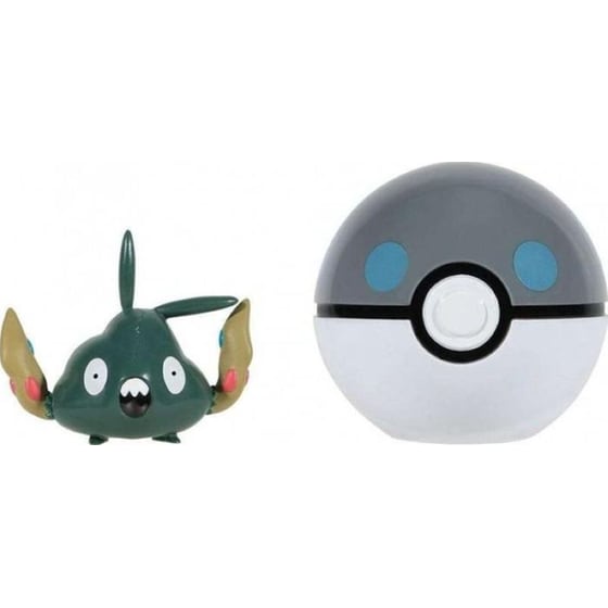 Φιγούρα Jazwares Pokemon Clip 'n' Go - Heavy Ball With Trubbish (5cm) image 1