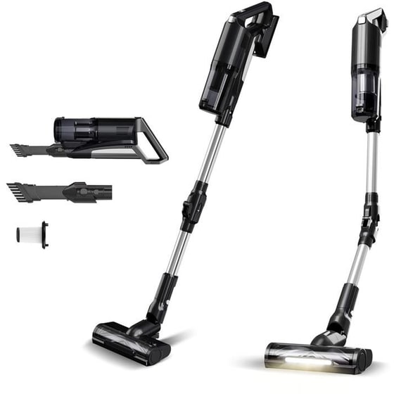 TURBOTRONIC Cyclonic System TT-CV11 22.2 V 0.6 L Μαύρη Σκούπα Stick image 1
