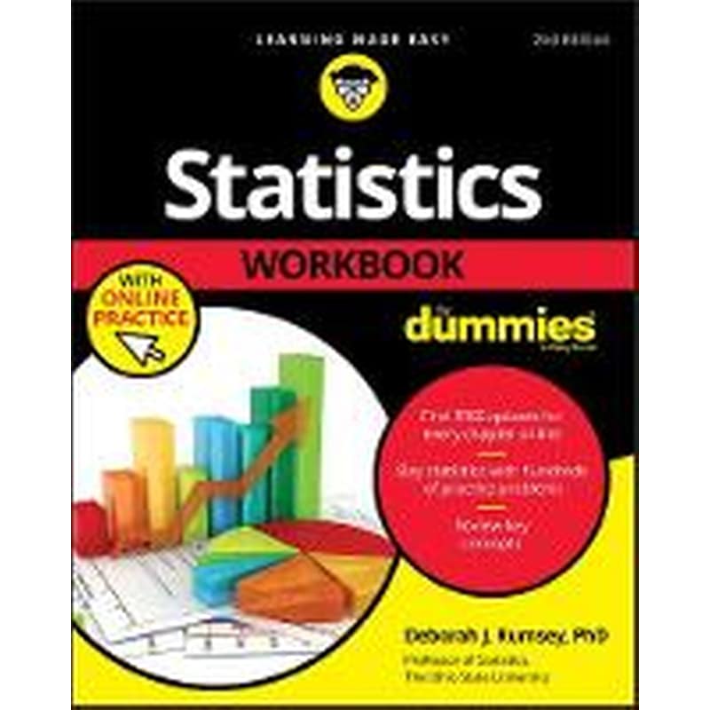 Statistics Workbook For Dummies, 2nd Edition with Online Practice