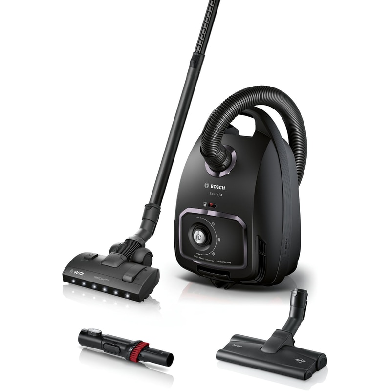 BOSCH SERIES 6 BGL6BA3L με Σακούλα 4 L Μαύρο Ηλεκτρική Σκούπα
