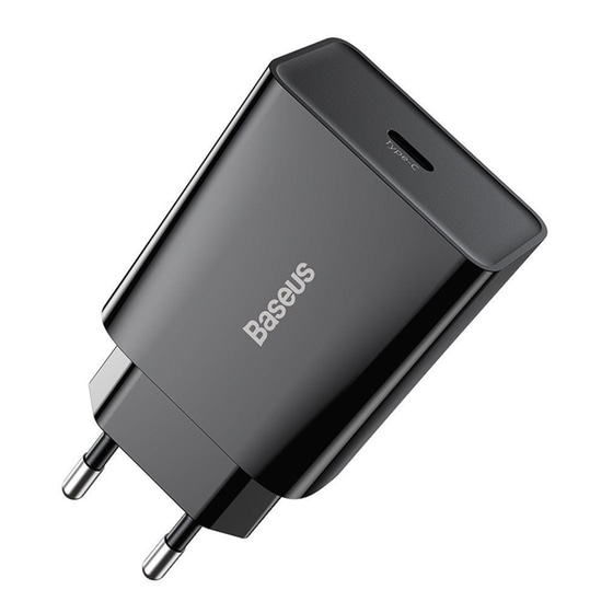Φορτιστής Πρίζας Baseus Ccfs-sn01 Speed Mini Usb-C 20W 3A - Black image 0
